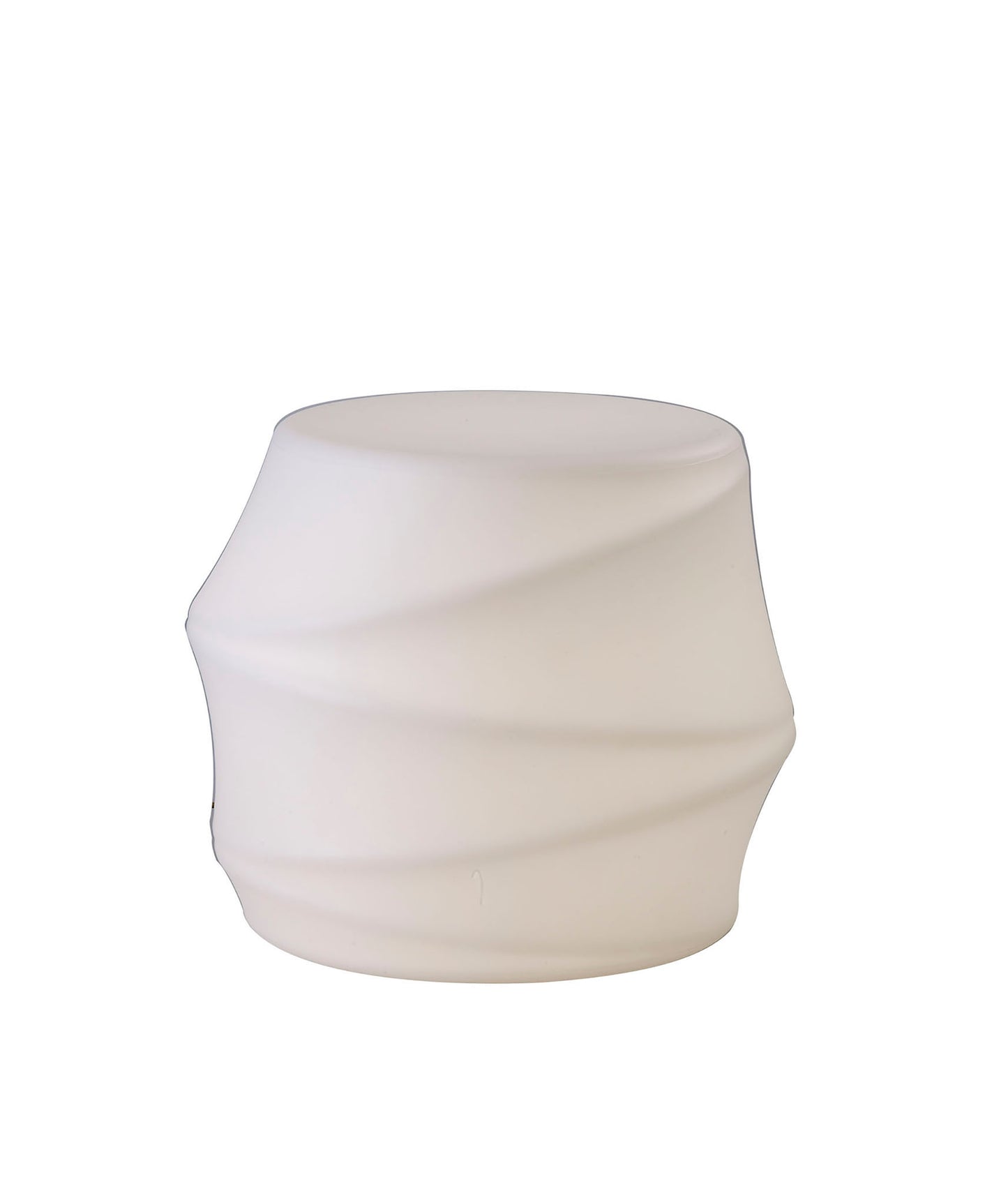Bambu Stool 1 Light E27 Outdoor IP65, Opal White by Mantra