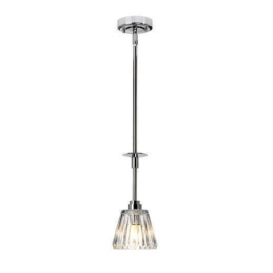 Agatha 1 Light Pendant – Polished Chrome