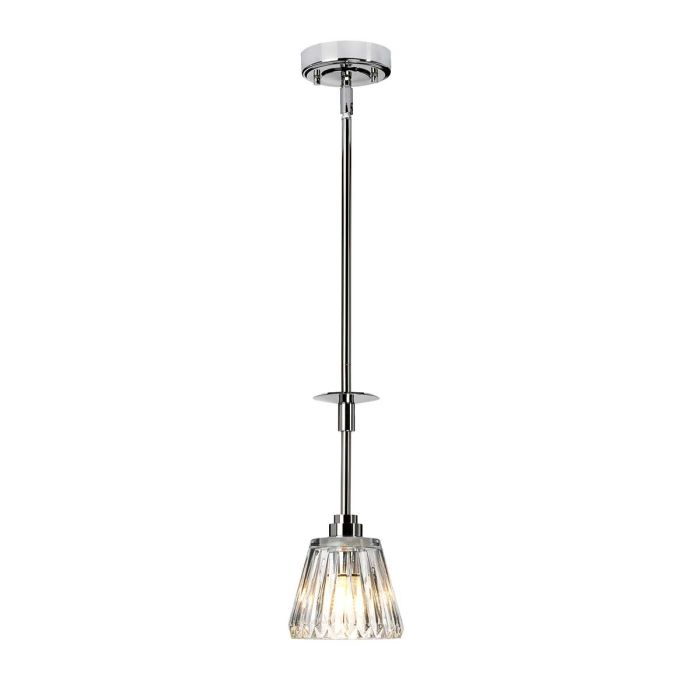 Agatha 1 Light Pendant - Polished Chrome