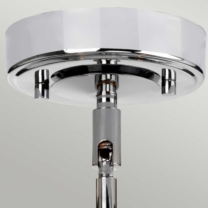 Agatha 3 Light Pendant - Polished Chrome