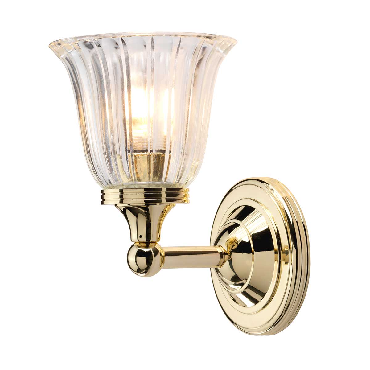 Austen 1 Light Wall Light – Polished Brass