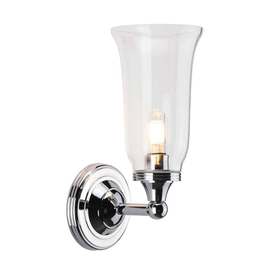 Austen 1 Light Tall Wall Light – Polished Chrome