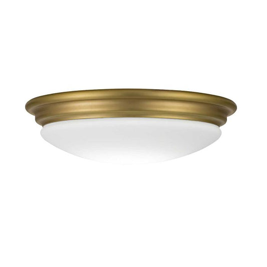 Brompton 1 Light Flush - Brushed Brass