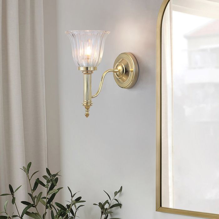Carroll 1 Light - Polished Brass