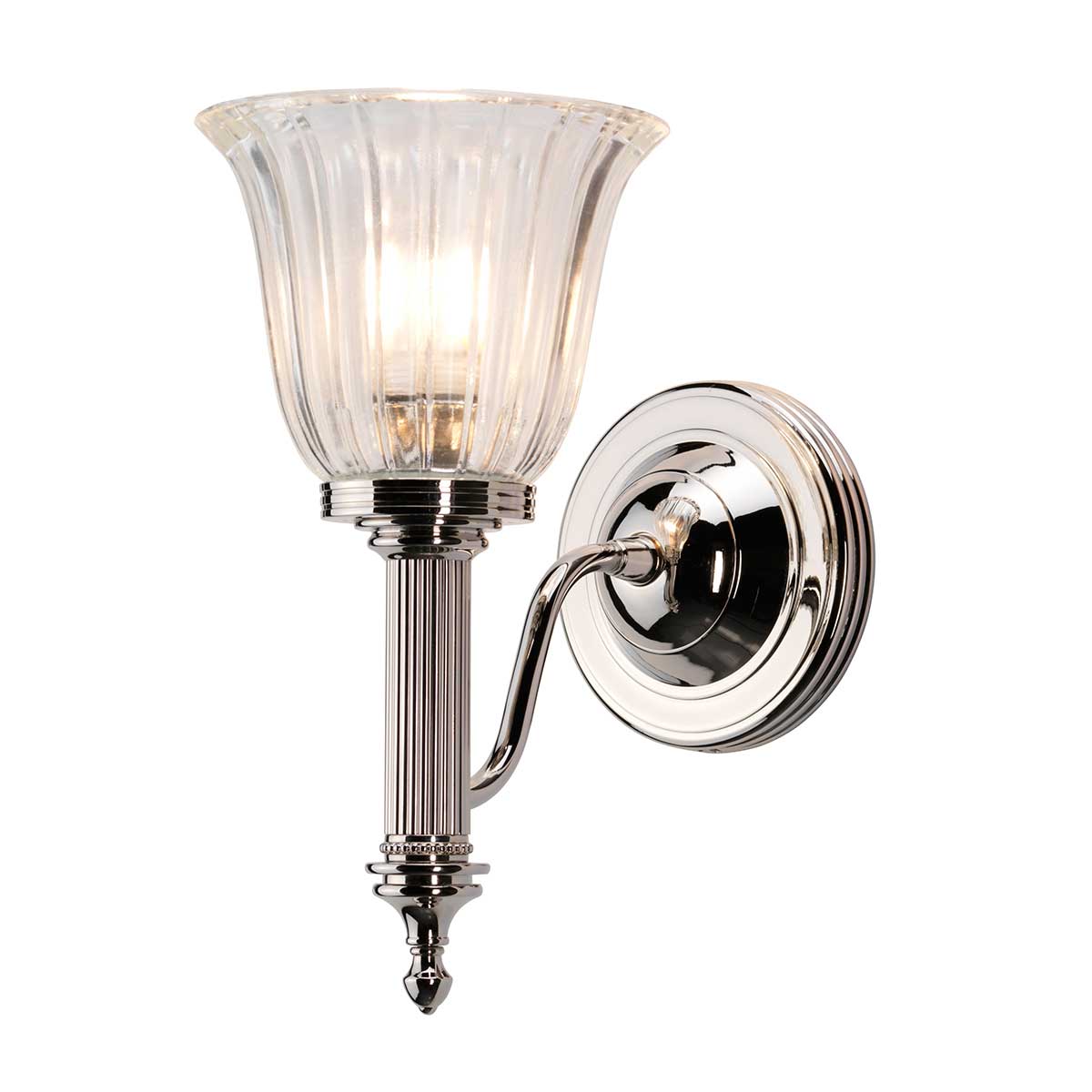 Carroll 1 Light – Polished Nickel