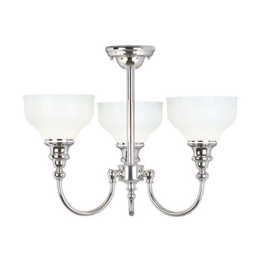 Cheadle 3 Light Semi-Flush - Polished Chrome