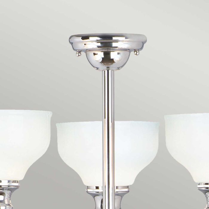 Cheadle 3 Light Semi-Flush - Polished Chrome