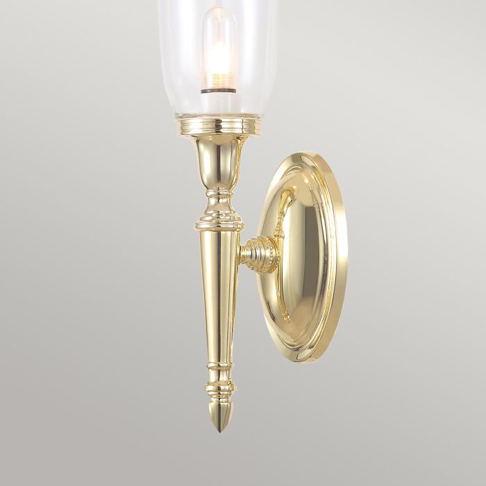 Dryden 1 Light Wall Light - Polished Brass LED G9