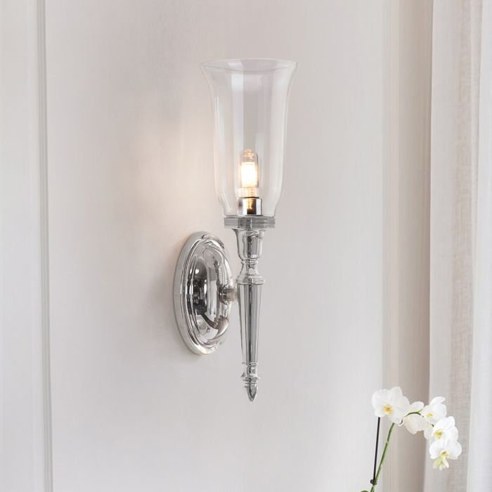 Dryden 1 Light Wall Light - Polished Chrome LED G9