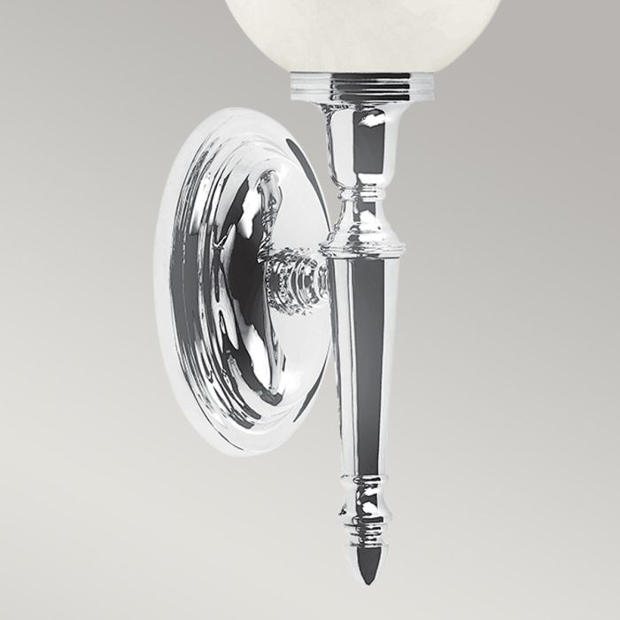 Dryden 1 Light Wall Light Bathroom - Polished Chrome