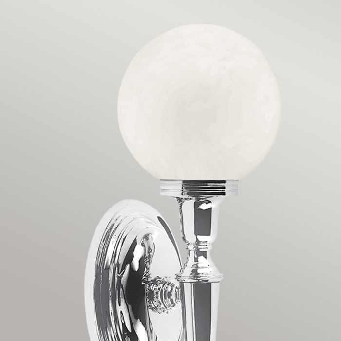 Dryden 1 Light Wall Light Bathroom - Polished Chrome