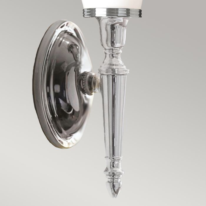 Dryden 1 Light Wall Light Bathroom - Polished Chrome