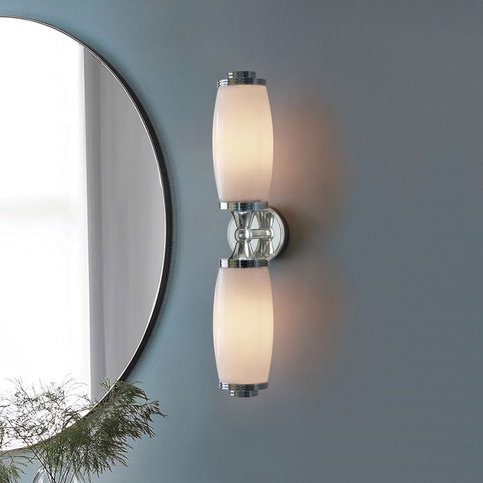 Eliot 2 Light Wall Light - Polished Chrome