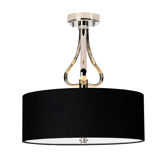 Falmouth 3 Light Semi Flush – Polished Chrome