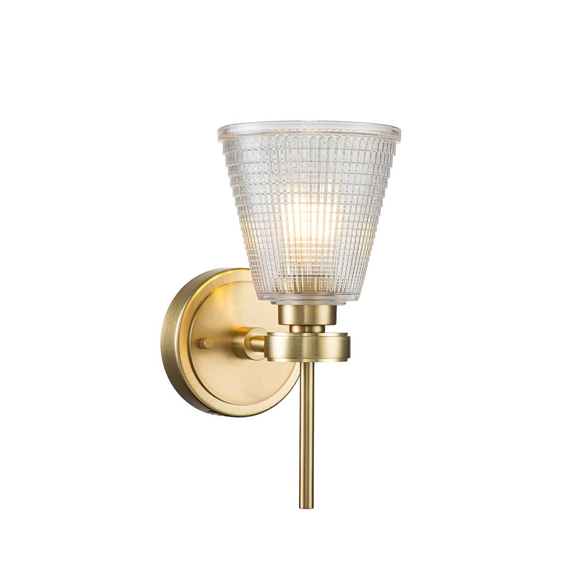 Gunnislake 1 Light Wall Light – Brushed Brass