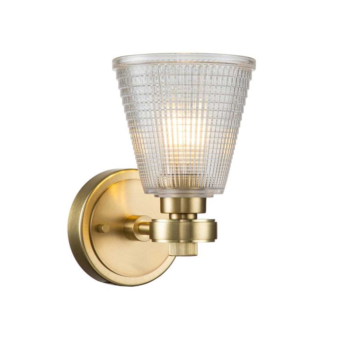 Gunnislake 1 Light Wall Light - Brushed Brass