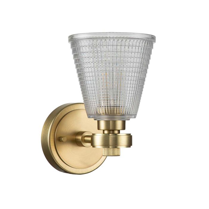Gunnislake 1 Light Wall Light - Brushed Brass
