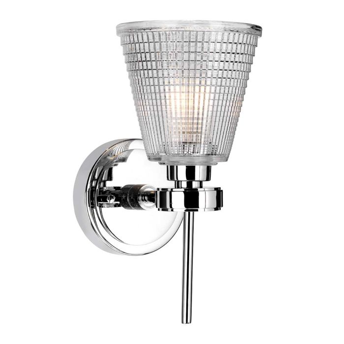 Gunnislake 1 Light Wall Light - Polished Chrome