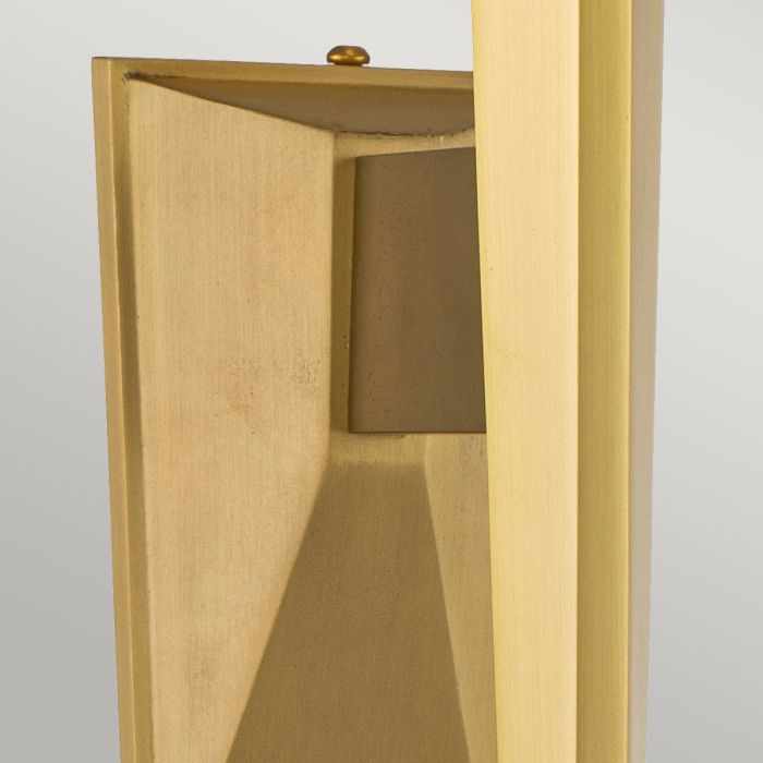 Verity 1 Light Wall Light - Brushed Brass