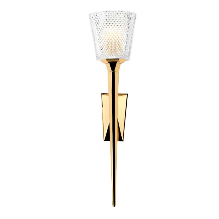 Verity 1 Light Wall Light - Polished Gold
