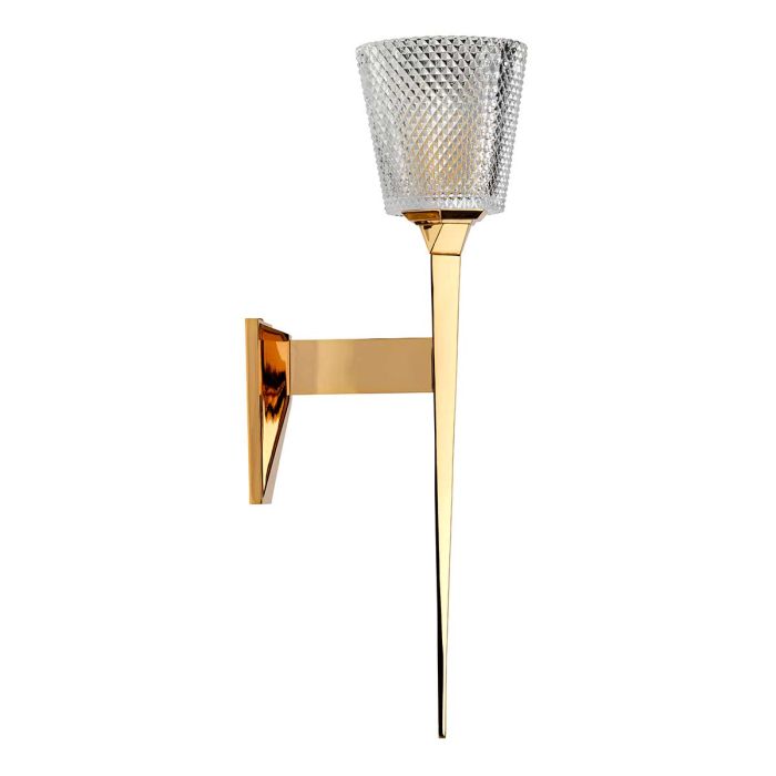 Verity 1 Light Wall Light - Polished Gold