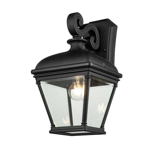 Bayview 1 Light Large Wall Lantern - Black