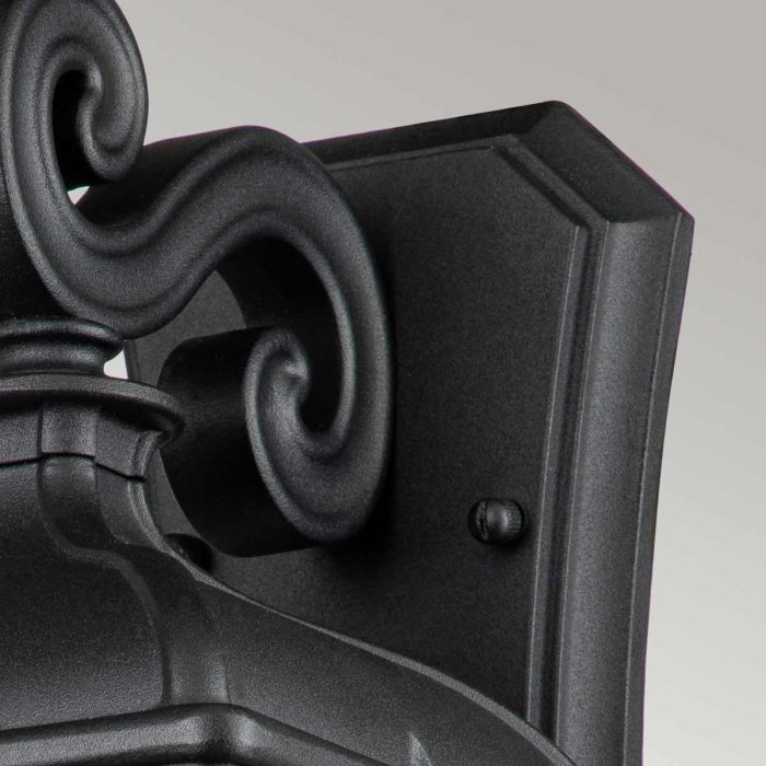 Bayview 1 Light Medium Wall Lantern - Black