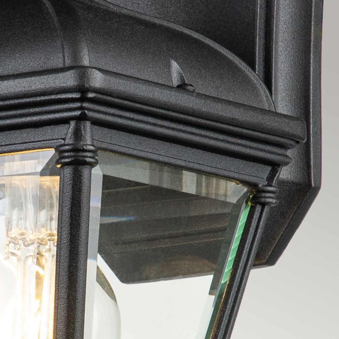 Bayview 1 Light Small Wall Lantern - Black