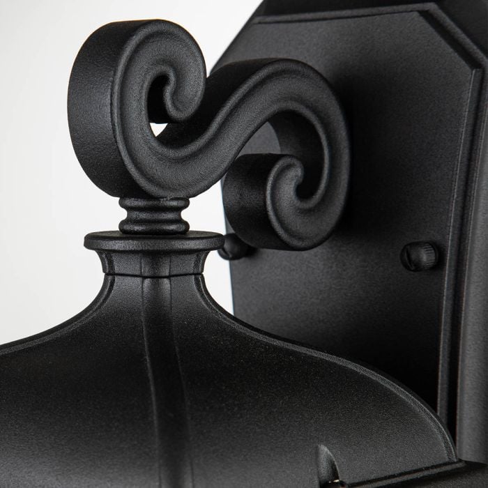 Bayview 1 Light Small Wall Lantern - Black