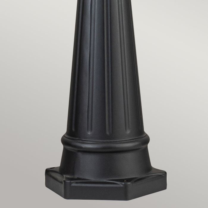 Bayview 1 Light Lamp Post - Black