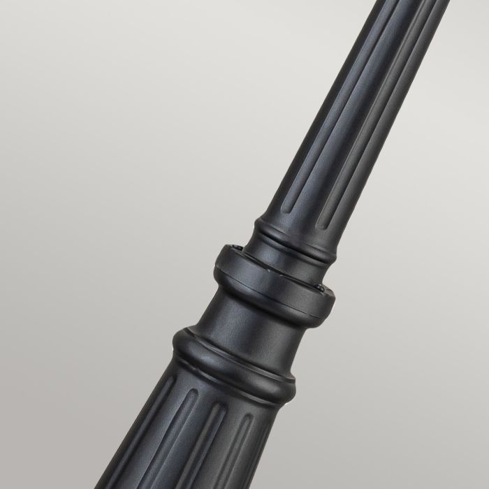 Bayview 1 Light Lamp Post - Black