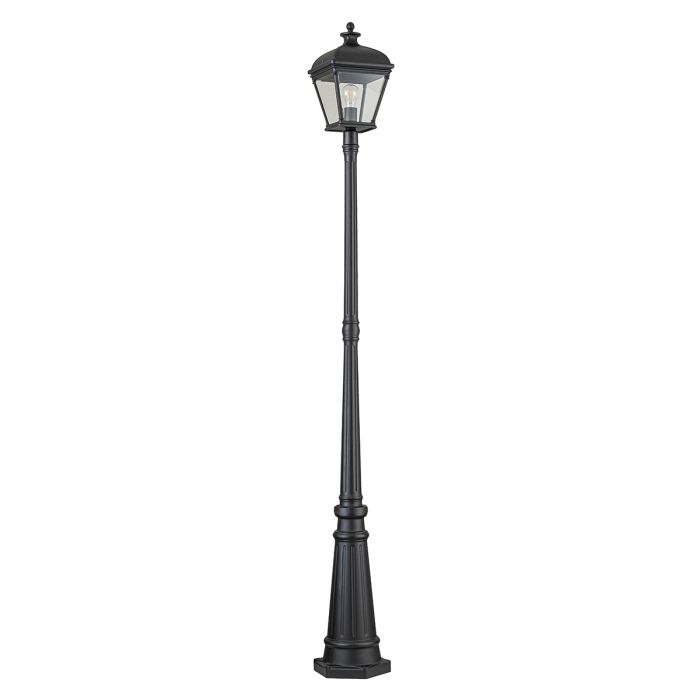Bayview 1 Light Lamp Post - Black