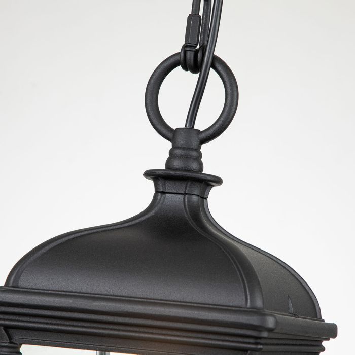 Bayview 1 Light Medium Chain Lantern - Black