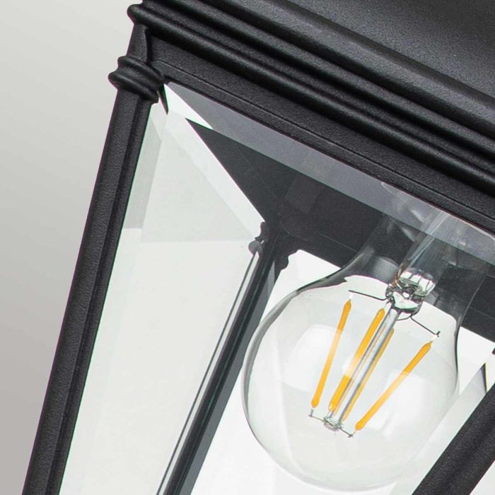 Bayview 1 Light Medium Chain Lantern - Black