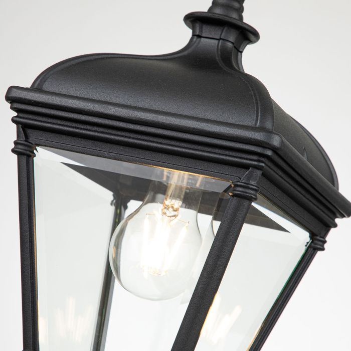 Bayview 1 Light Medium Chain Lantern - Black