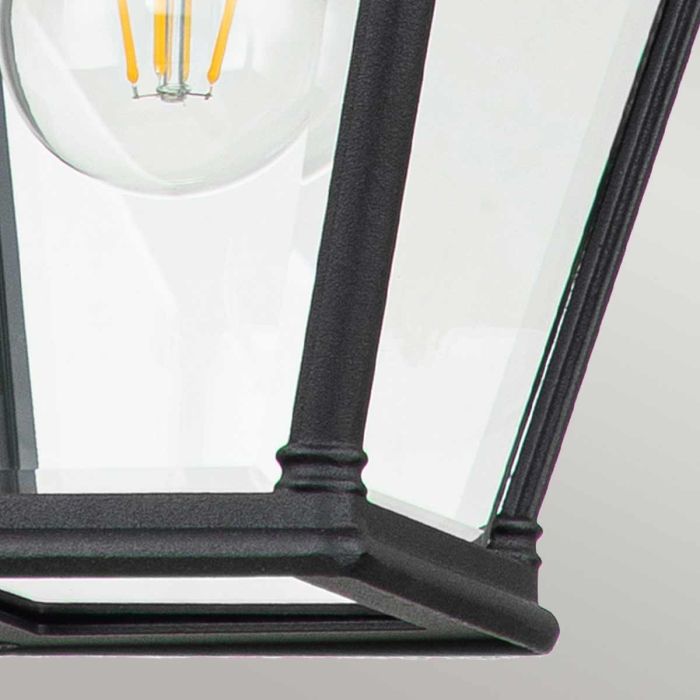 Bayview 1 Light Medium Chain Lantern - Black