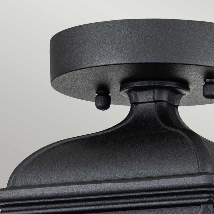 Bayview 1 Light Porch Lantern - Black