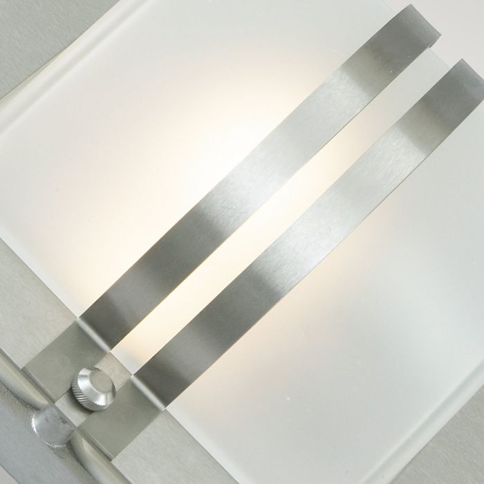 Bern 1 Light Wall Lantern - Stainless Steel With Frosted Glass