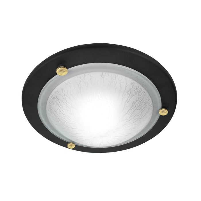 Berwick 1Light Flush - Black