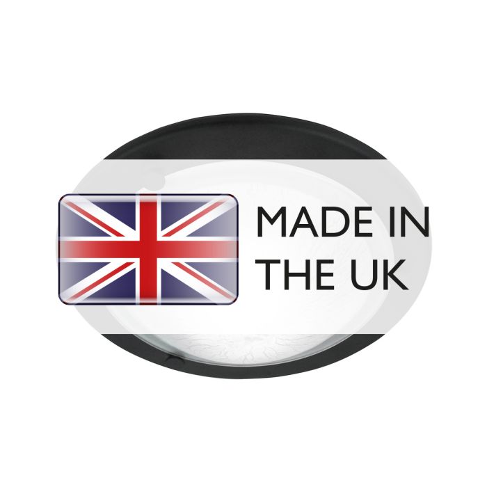 Berwick 1Light Flush - Black