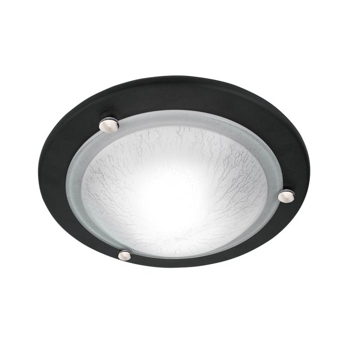 Berwick 1Light Flush - Black