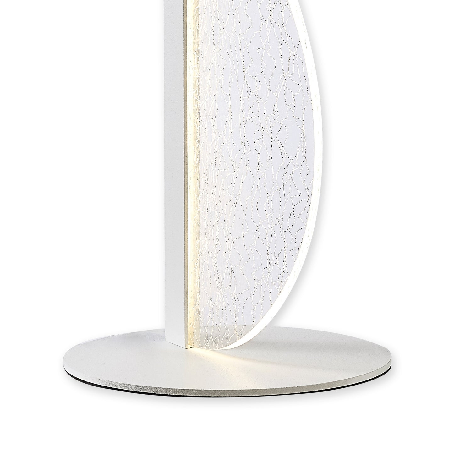 Bianca Small Table Lamp, 12W LED, 3000K, 700lm, White, Acrylic, 3yrs Warranty by Mantra