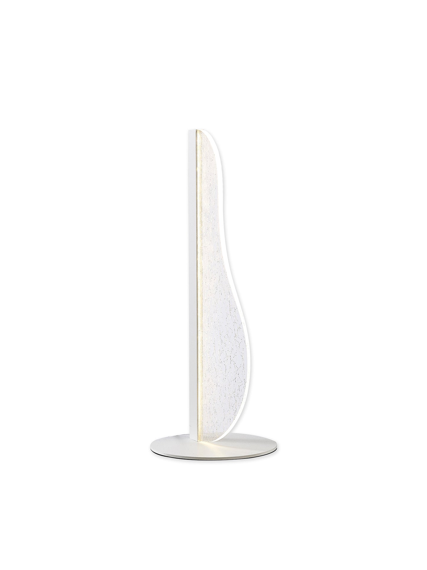 Bianca Small Table Lamp, 12W LED, 3000K, 700lm, White, Acrylic, 3yrs Warranty by Mantra