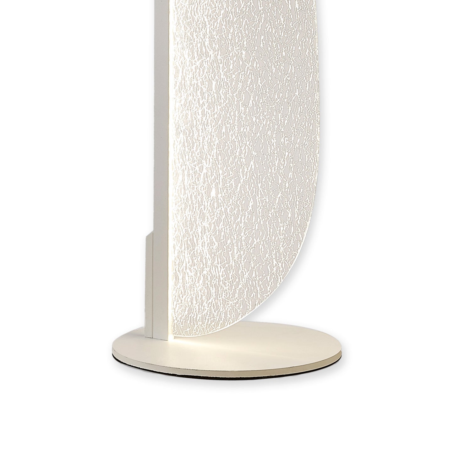 Bianca Small Floor Lamp, 20W LED, 3000K, 1200lm, White, Acrylic, 3yrs Warranty by Mantra