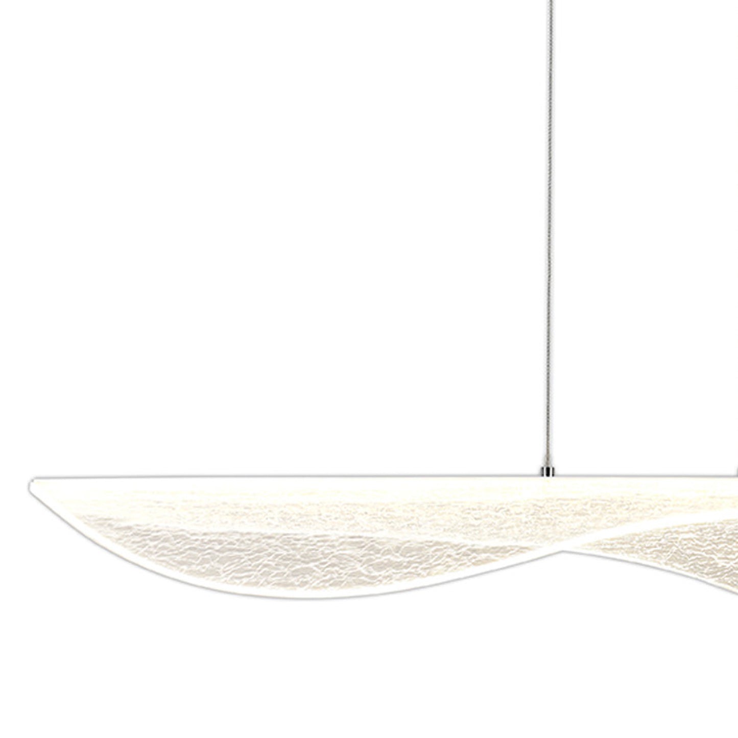 Bianca Pendant Dimmable, 50W LED, 3000K, 3000lm, White, Acrylic, 3yrs Warranty by Mantra