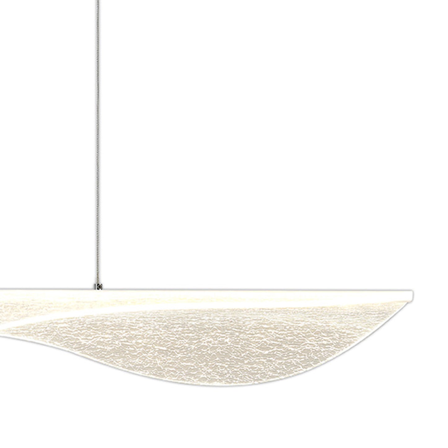 Bianca Pendant Dimmable, 50W LED, 3000K, 3000lm, White, Acrylic, 3yrs Warranty by Mantra