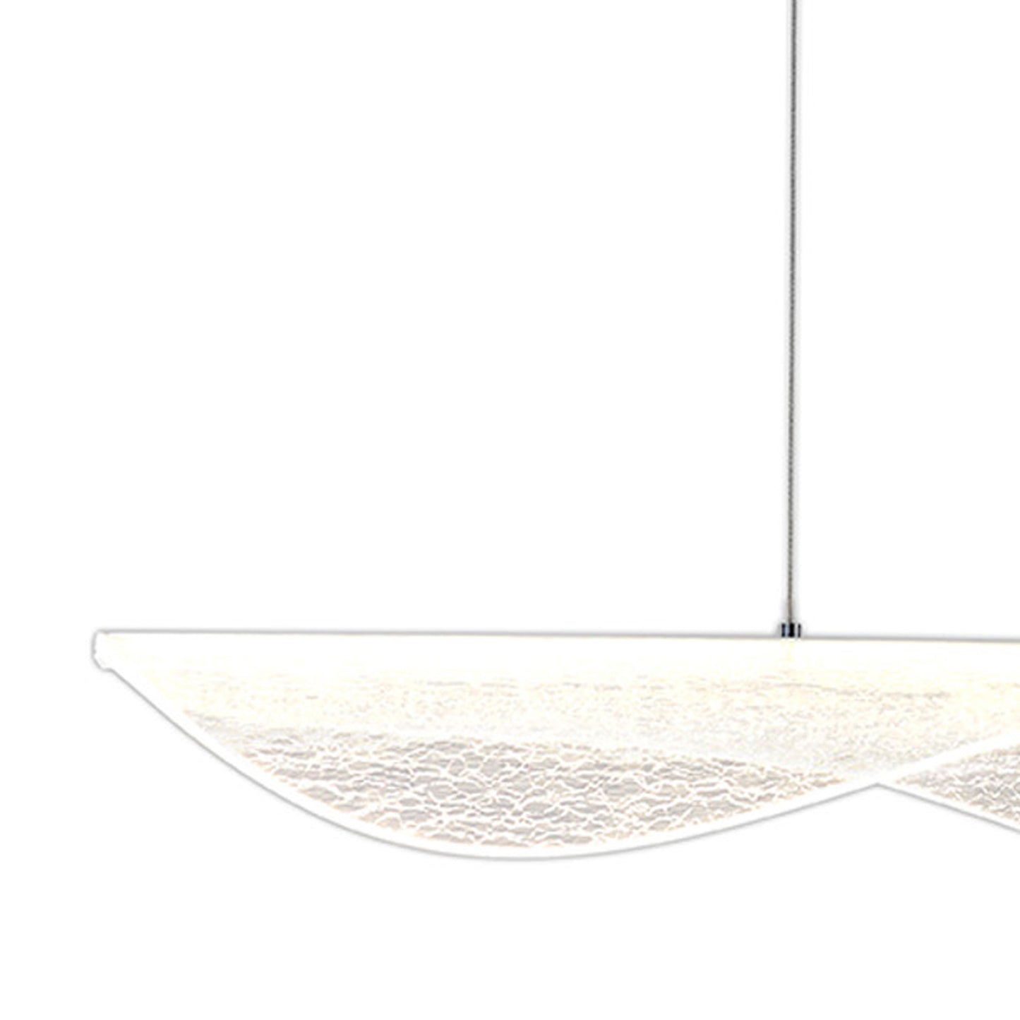 Bianca Pendant Dimmable, 40W LED, 3000K, 2450lm, White, Acrylic, 3yrs Warranty by Mantra