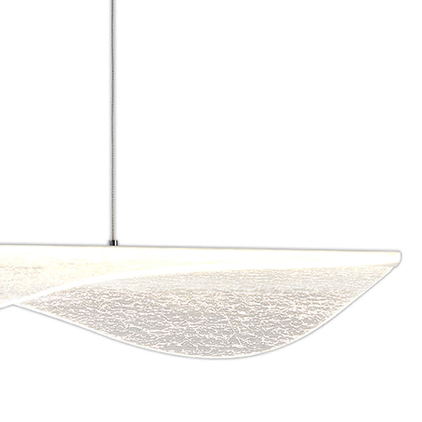 Bianca Pendant Dimmable, 40W LED, 3000K, 2450lm, White, Acrylic, 3yrs Warranty by Mantra