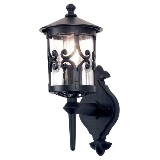 Hereford 1 Light Wall Lantern - Black