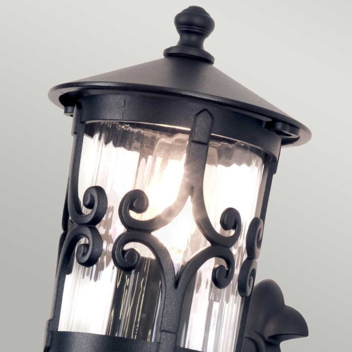 Hereford 1 Light Wall Lantern - Black